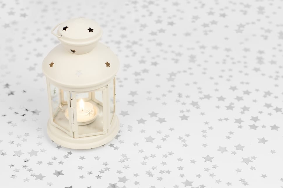 white candle lantern preview