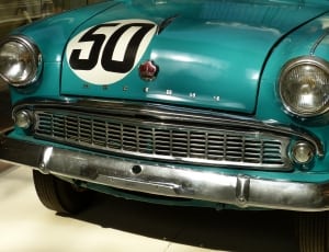 blue vintage car thumbnail