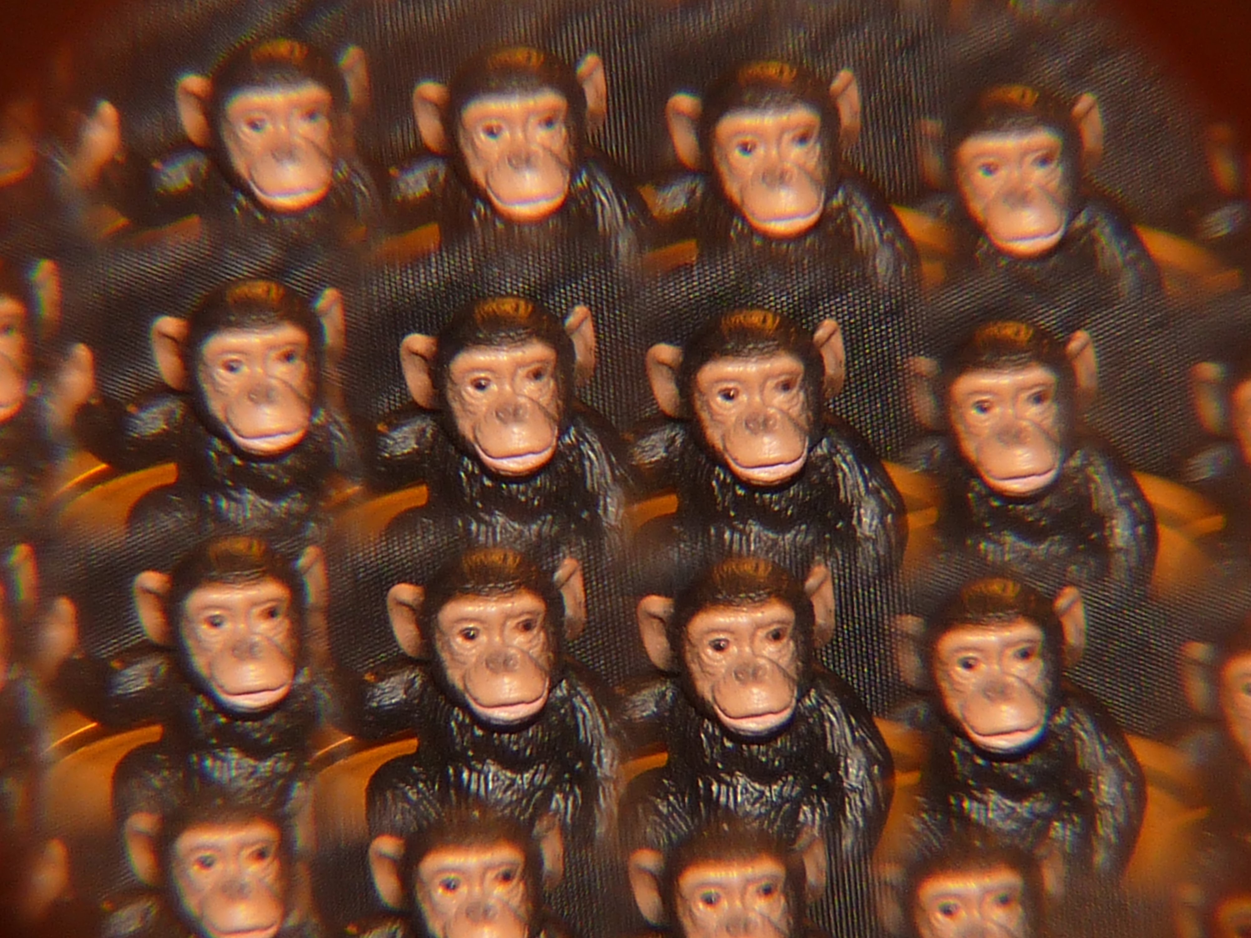 monkey plastic toy lot