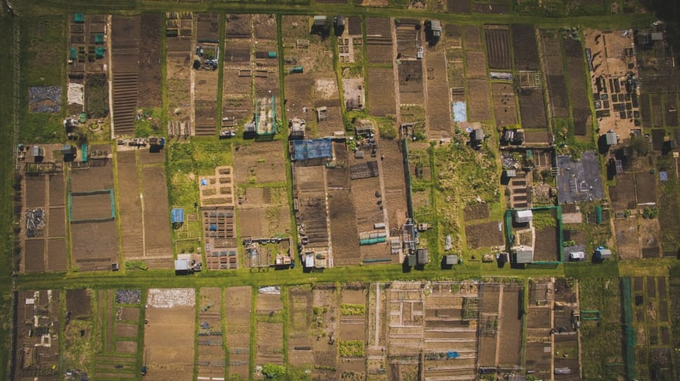aerial view photo of empty lots preview