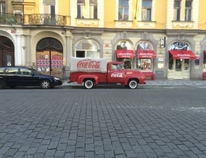 red coca cola box truck thumbnail