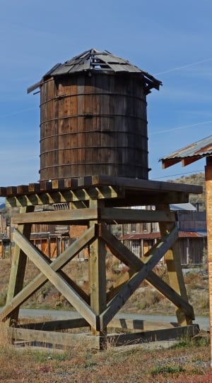 brown wooden water tank thumbnail