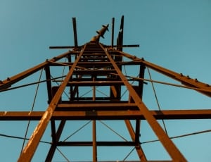 brown metal communications tower thumbnail