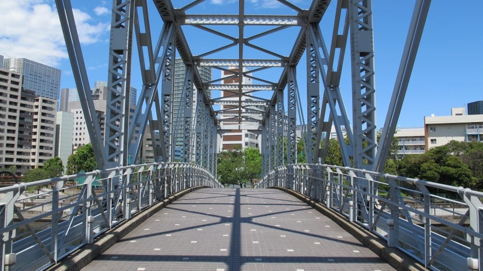photo grey metal bridge during daytime preview