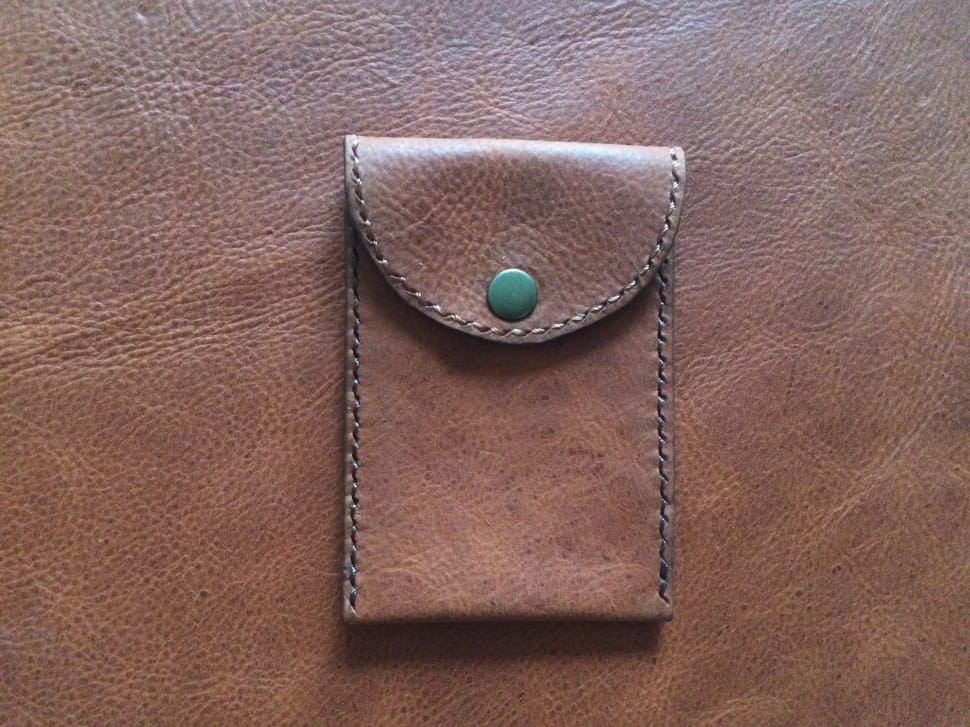 brown leather case preview