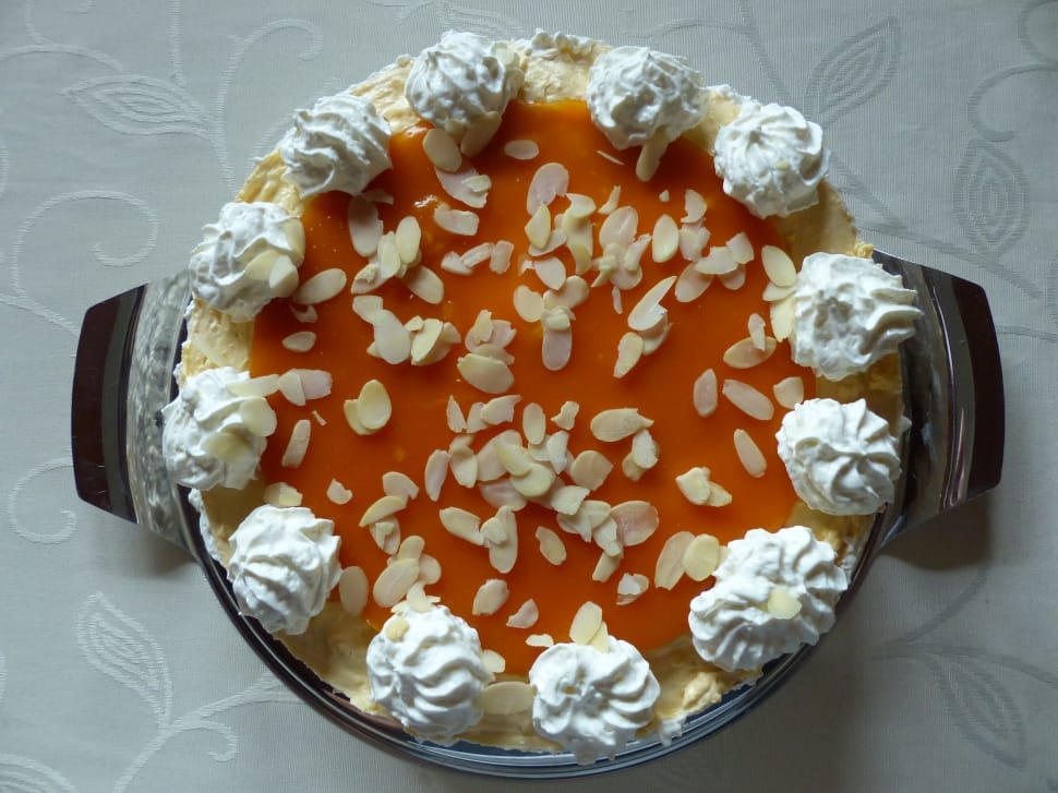 round cake with toppings preview