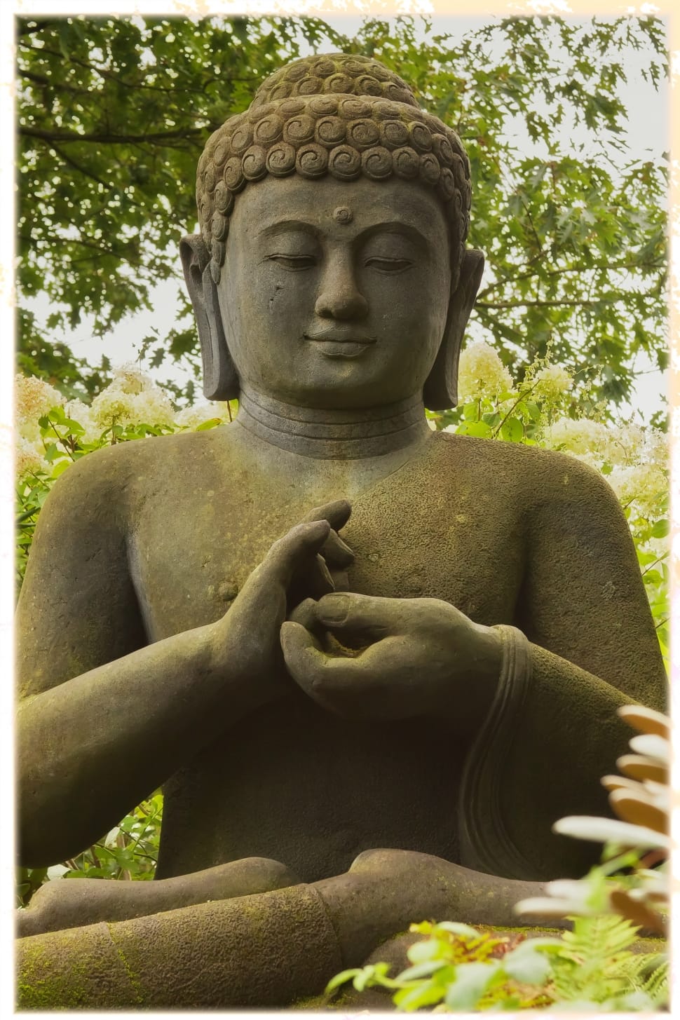 meditating buddha statue preview