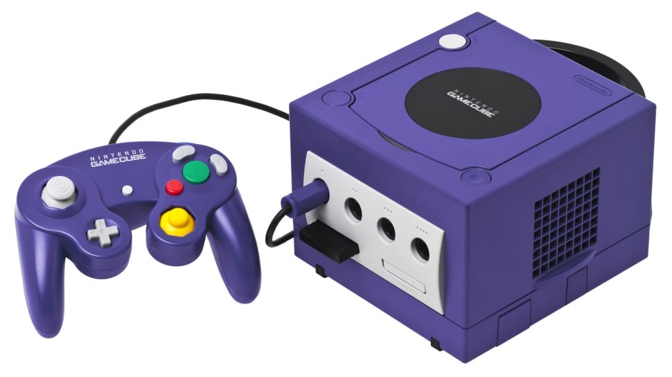 purple and gray nintendo gamecube preview