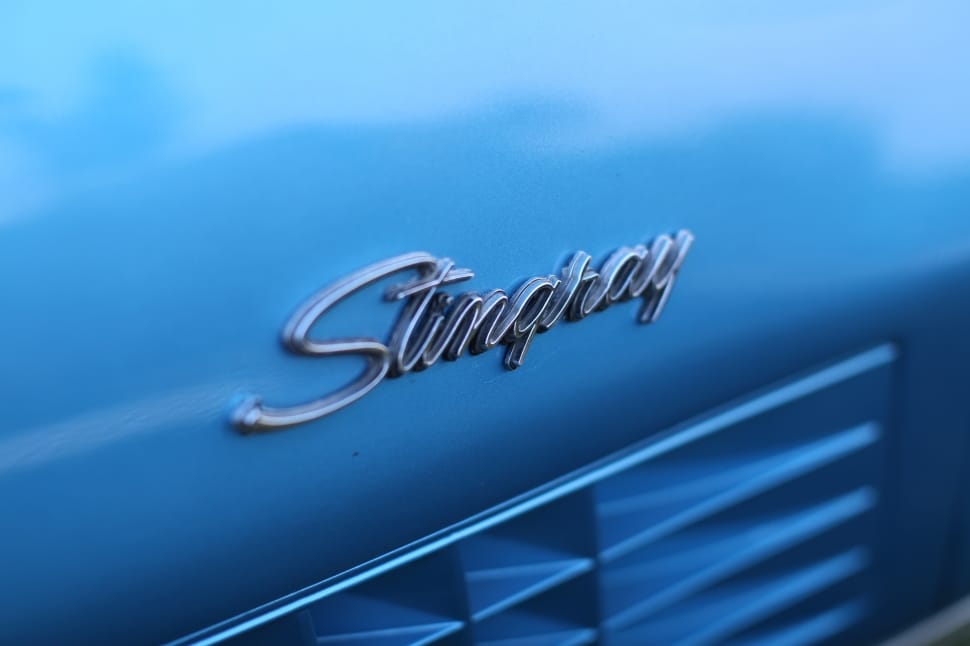 blue corvette stingray preview