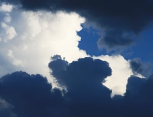 white and gray clouds thumbnail