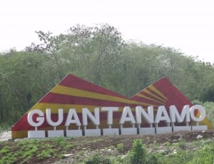 white red and yellow guantanamo signage thumbnail