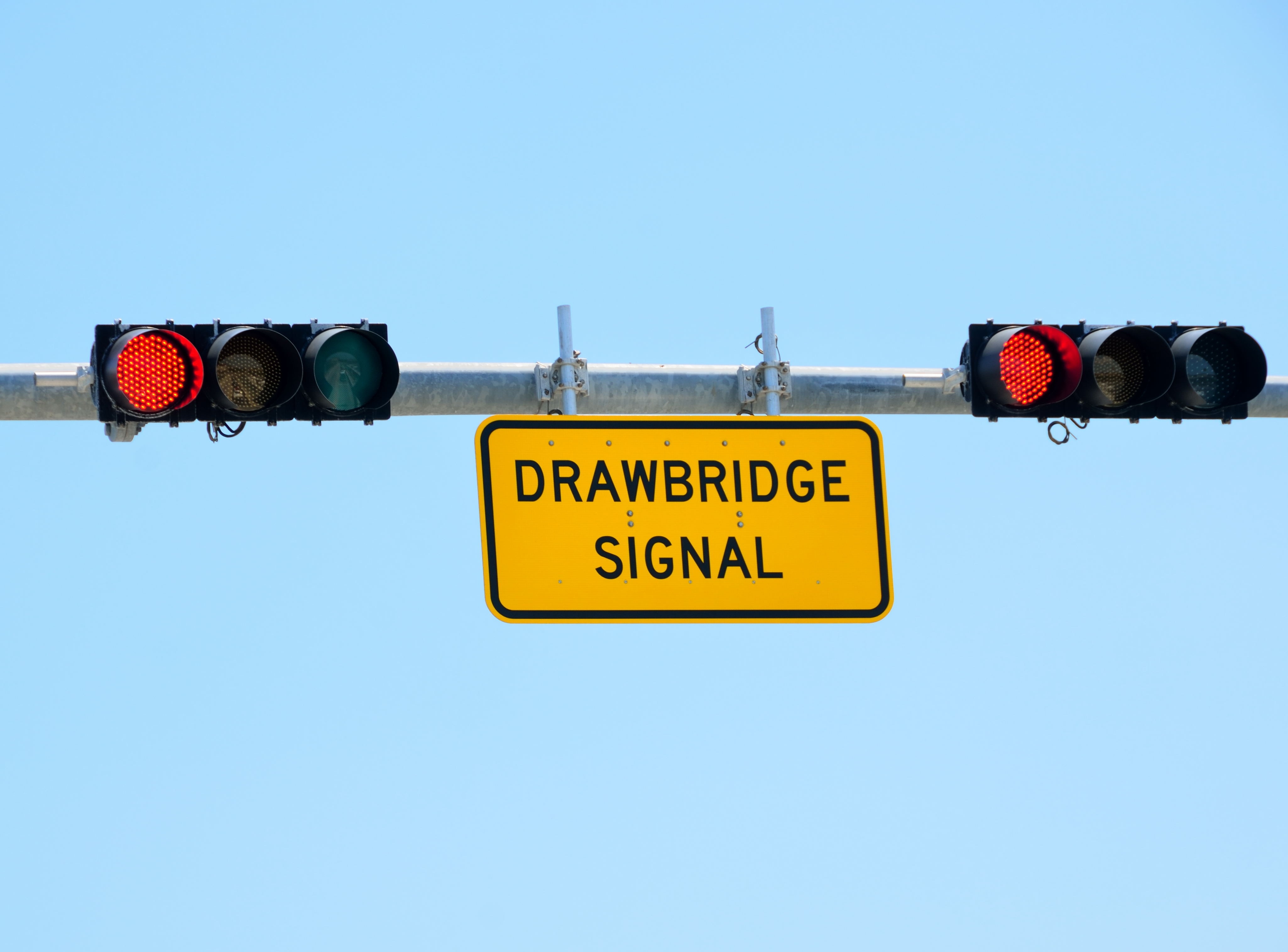 drawbridge signal signage