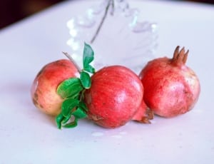 3 red pomegranate fruit thumbnail