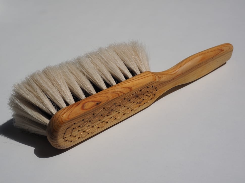 brown wooden brush preview