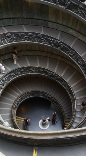 grey spiral staircases thumbnail