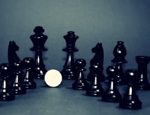 black chess pieces set thumbnail