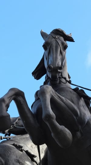 black horse statue thumbnail