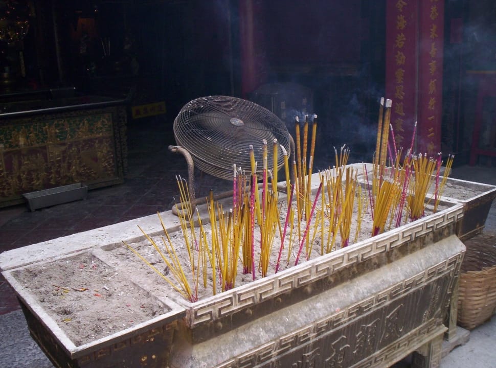 yellow and pink incense preview