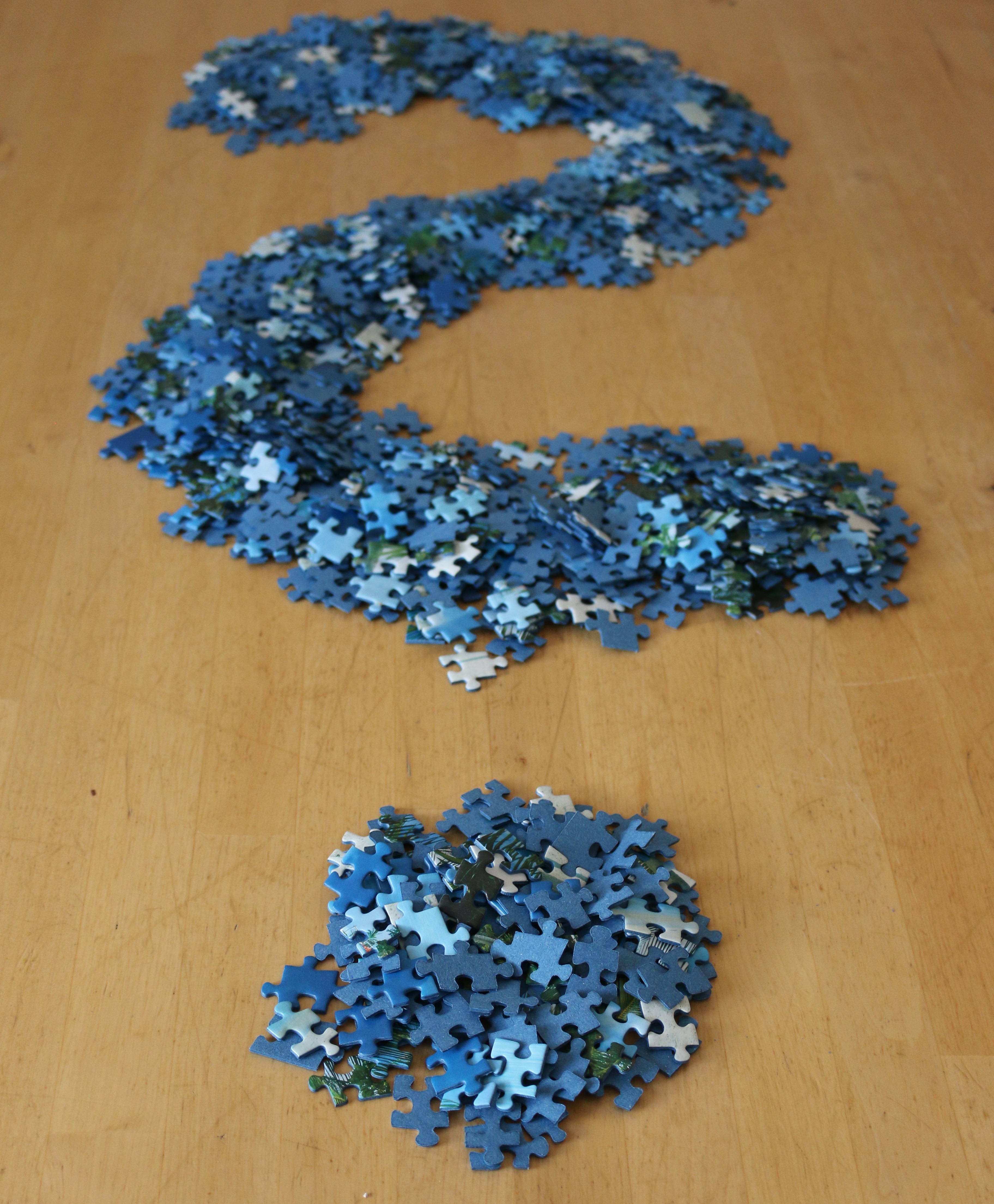 blue jigsaw puzzles