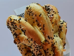 cooked bread with sesame seeds thumbnail