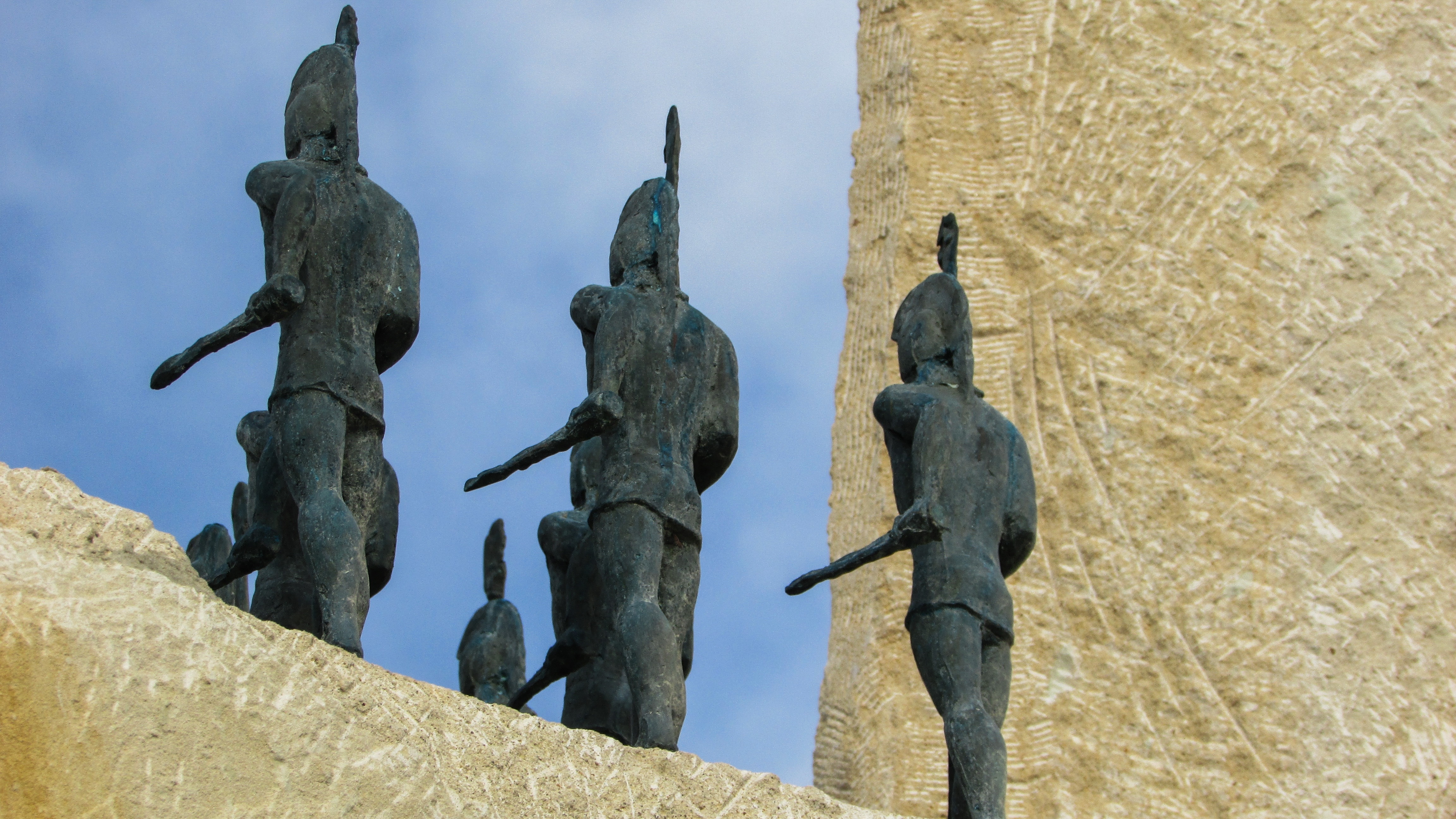 black warrior statues