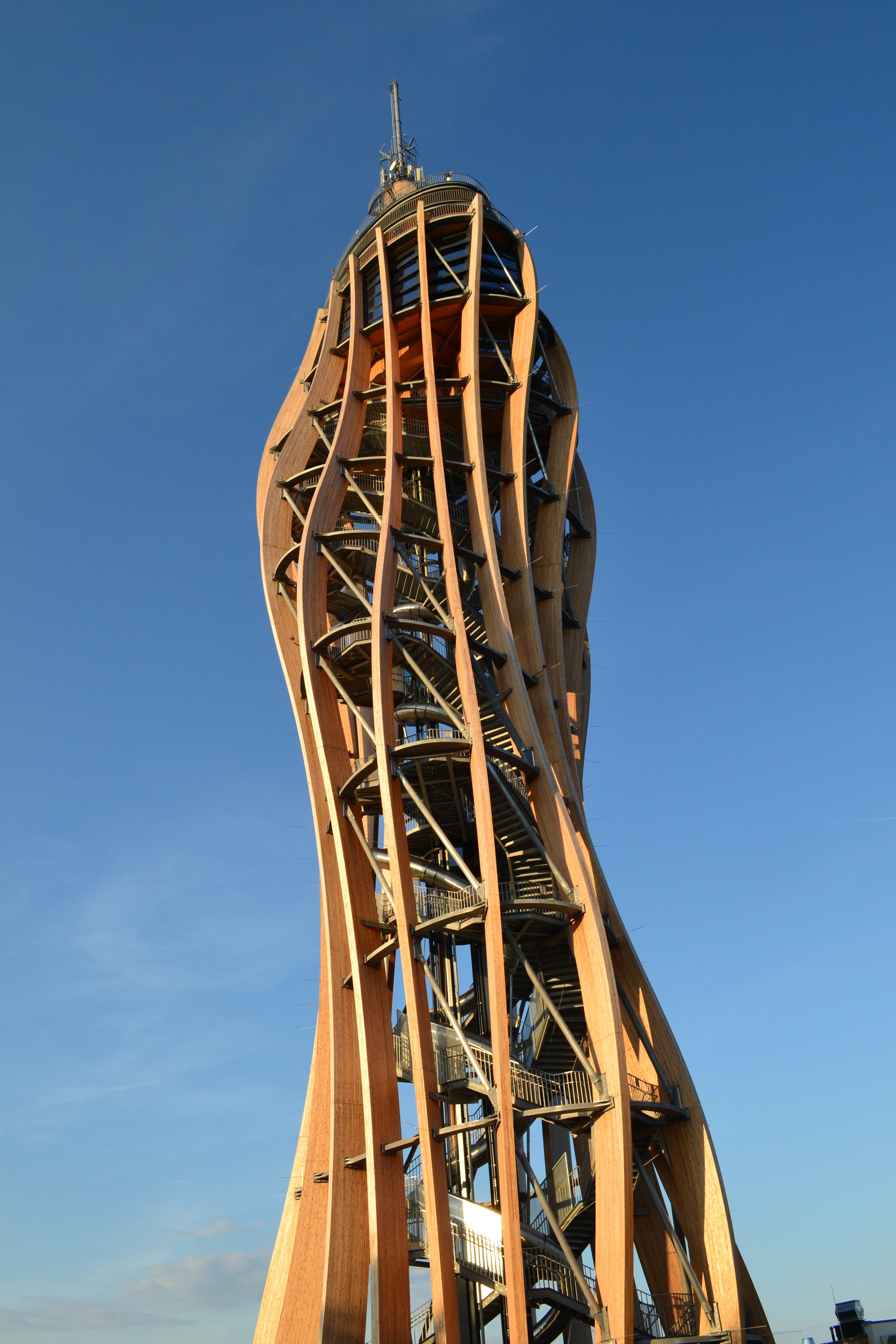gray metal tower