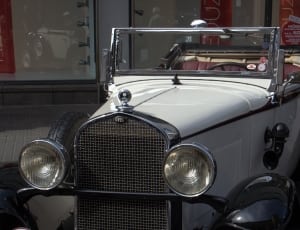 white vintage car thumbnail