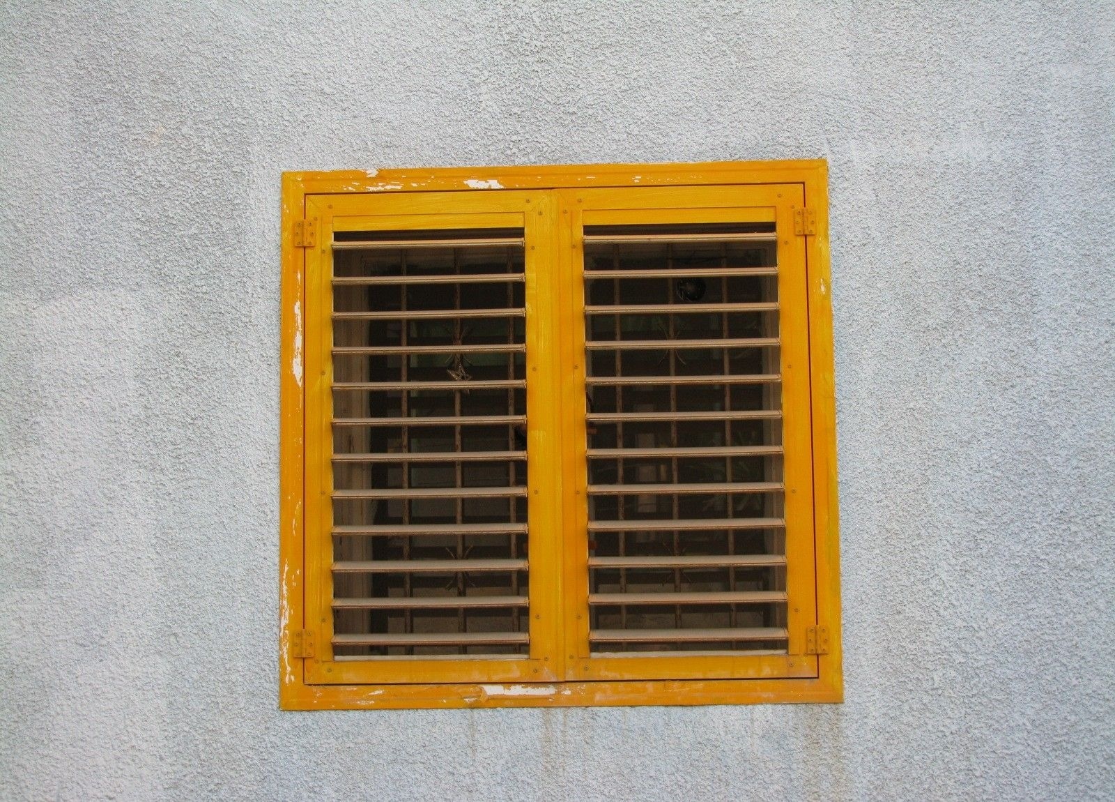 yellow steel air vent cover