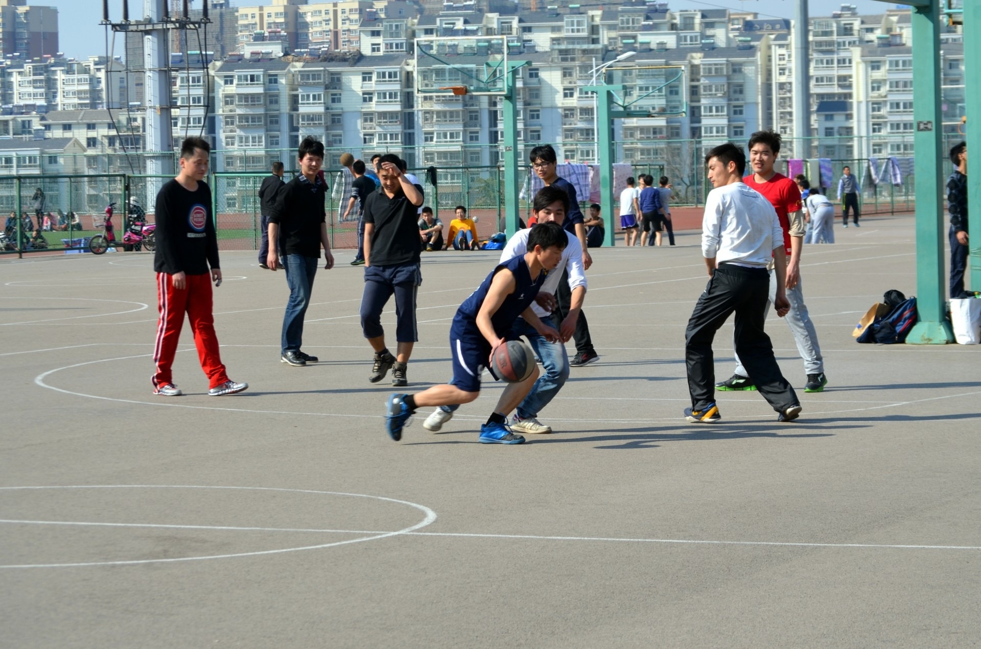 men's basketball match