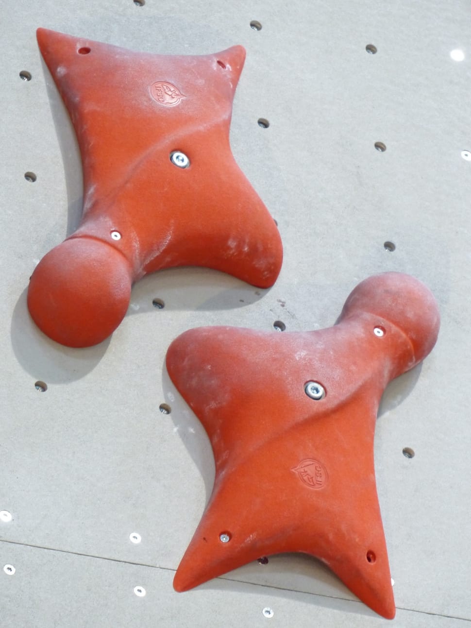 orange wall climbing grips preview