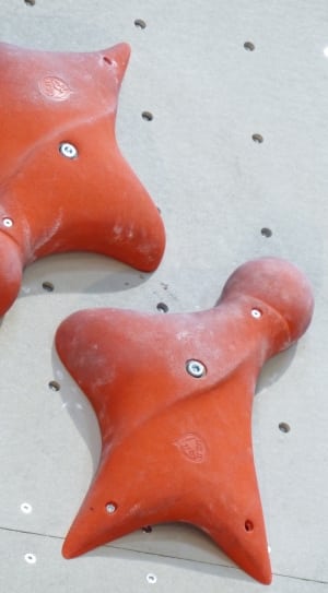 orange wall climbing grips thumbnail