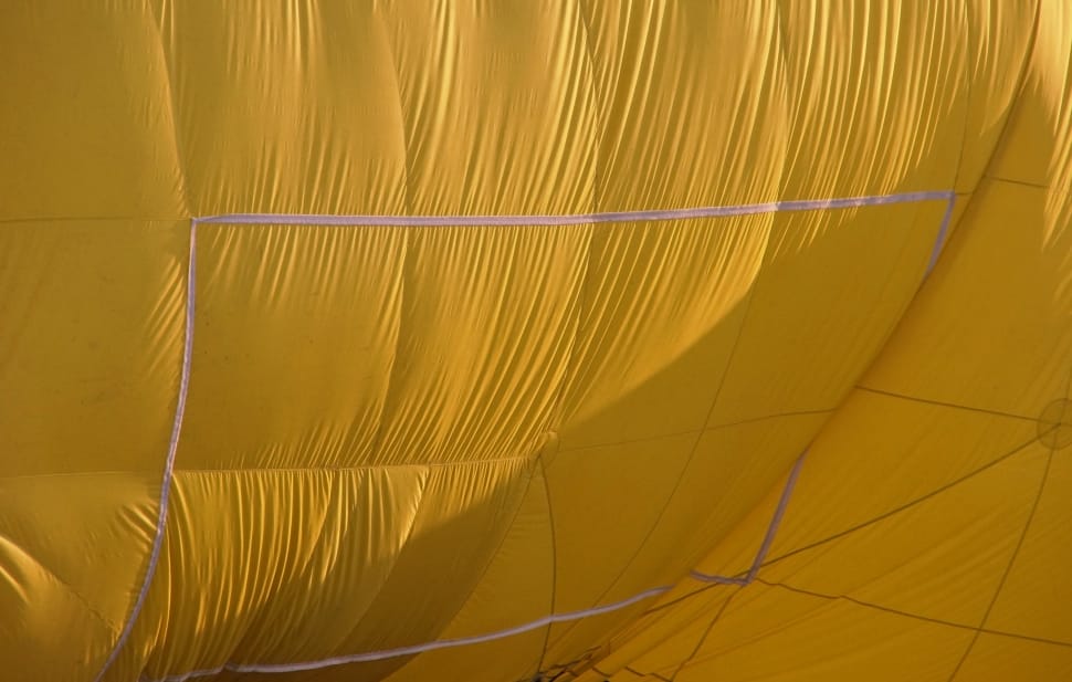 yellow hot air balloon preview