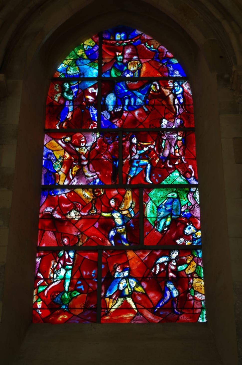 red blue and green cathedral stained glass preview