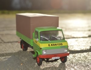 green and brown truck toy thumbnail