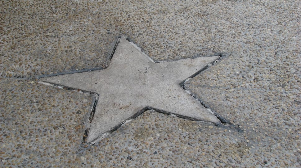 concrete star shape preview