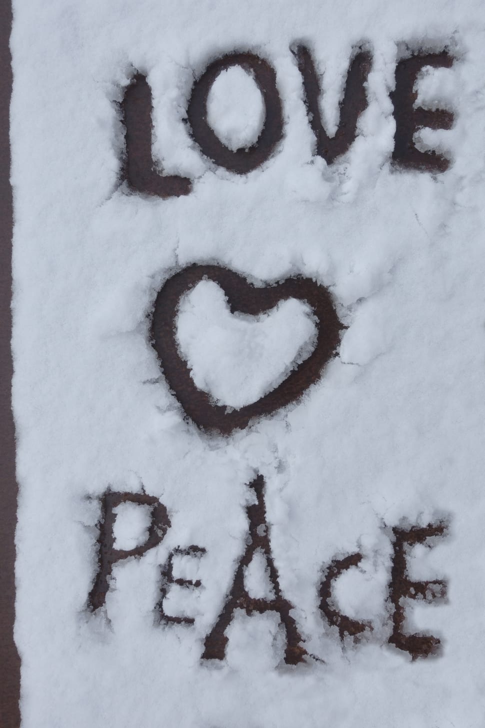 Love peace text preview