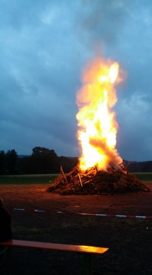bonfire on field thumbnail