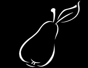 white and black fruit logo thumbnail