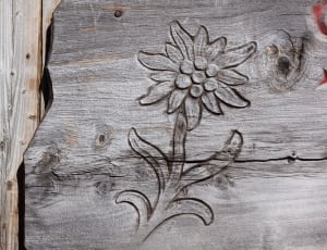 gray flower carving board thumbnail