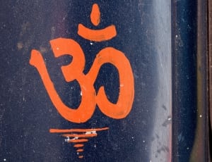 black and orange hindu letter thumbnail