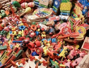 assorted plastic toys thumbnail
