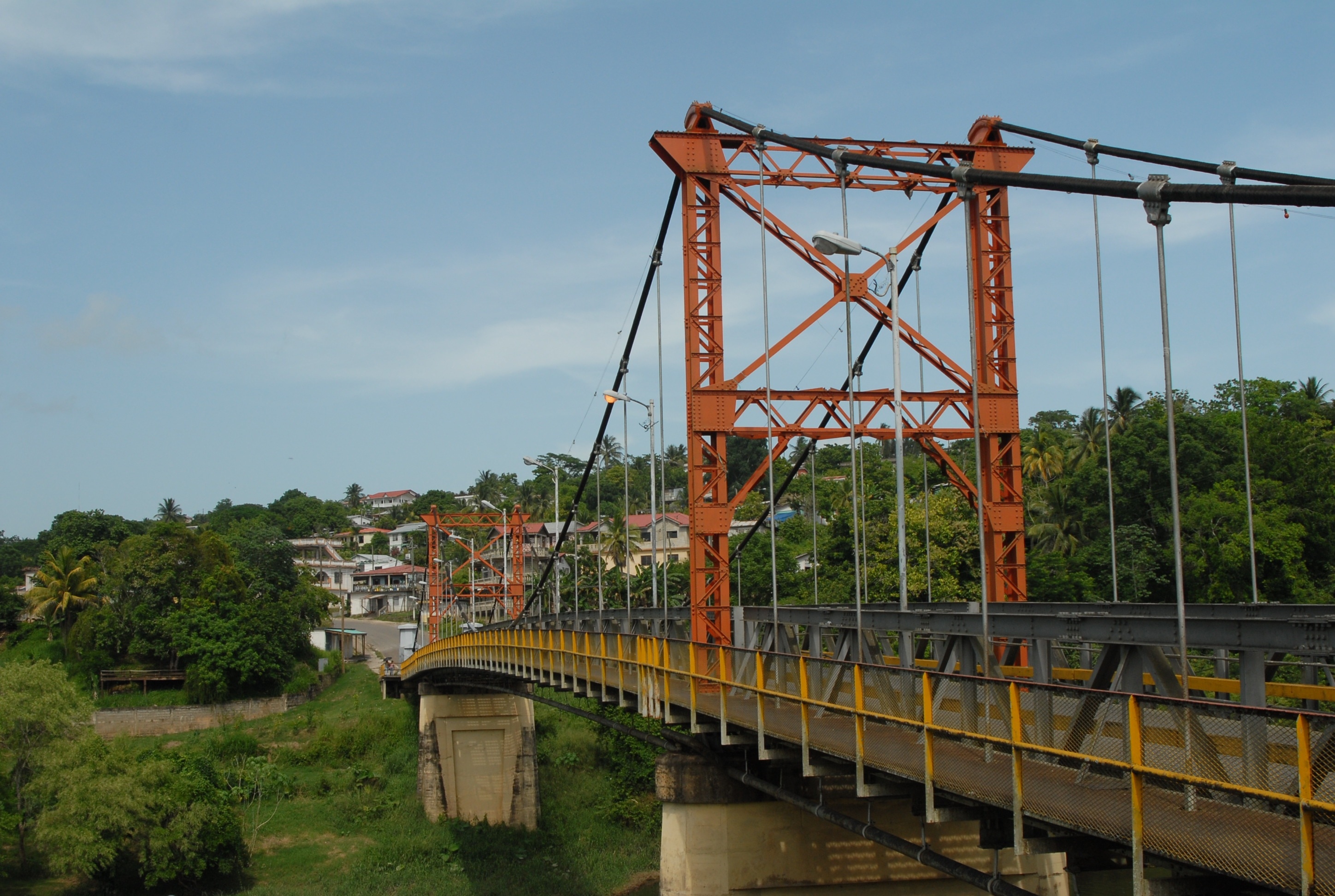 red and gray bridge