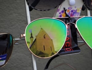 silver  frame polarized  aviator sunglasses thumbnail