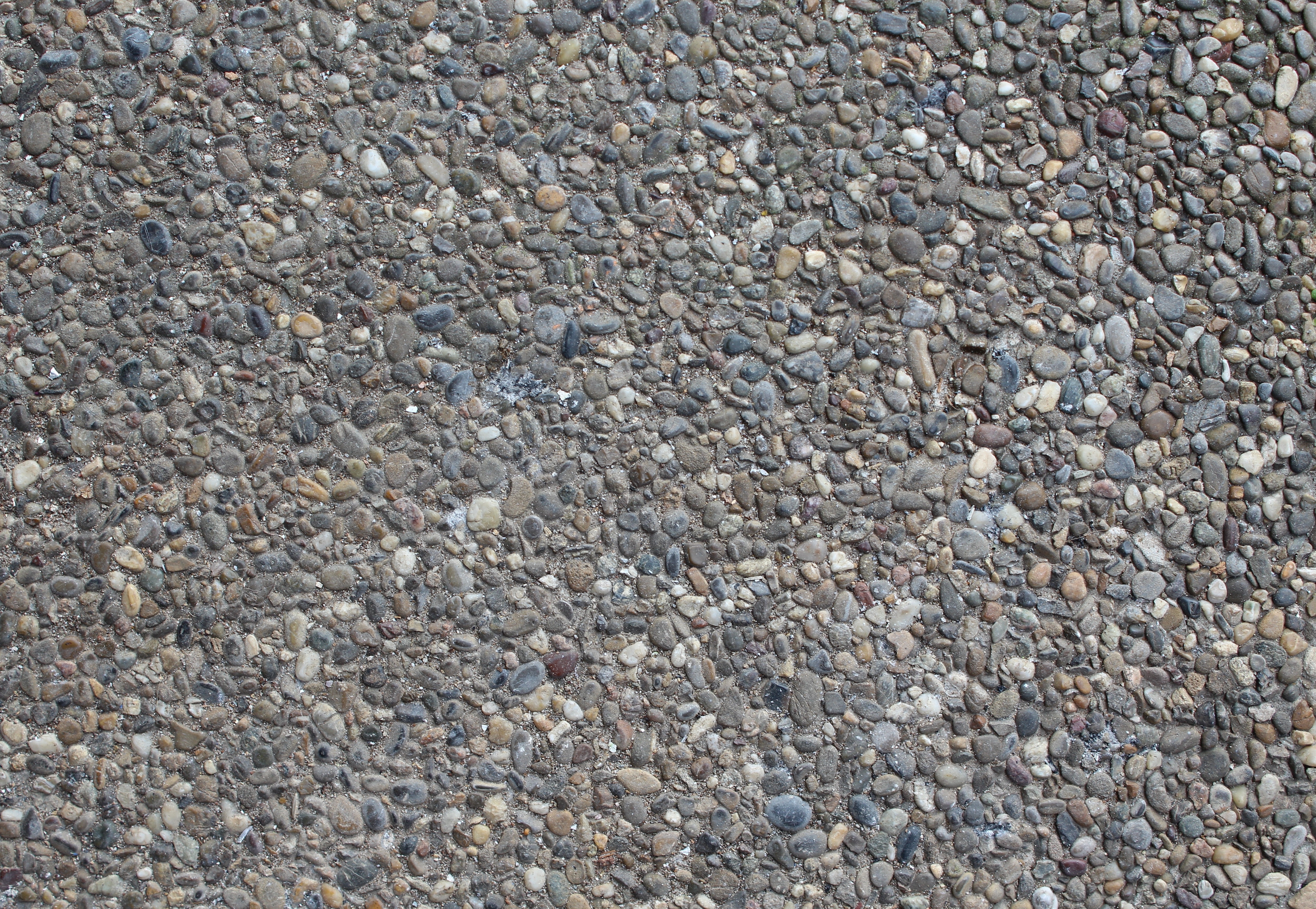grey black and brown pebbles