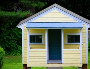 yellow and gray wooden house thumbnail