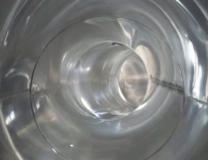 grey metal tube interior thumbnail