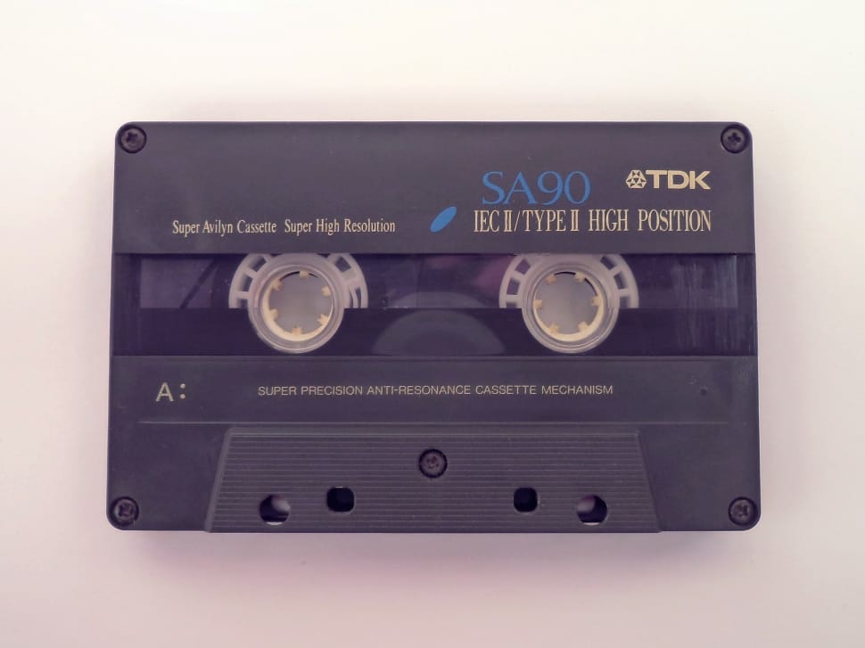 black sa90 tdk cassette preview