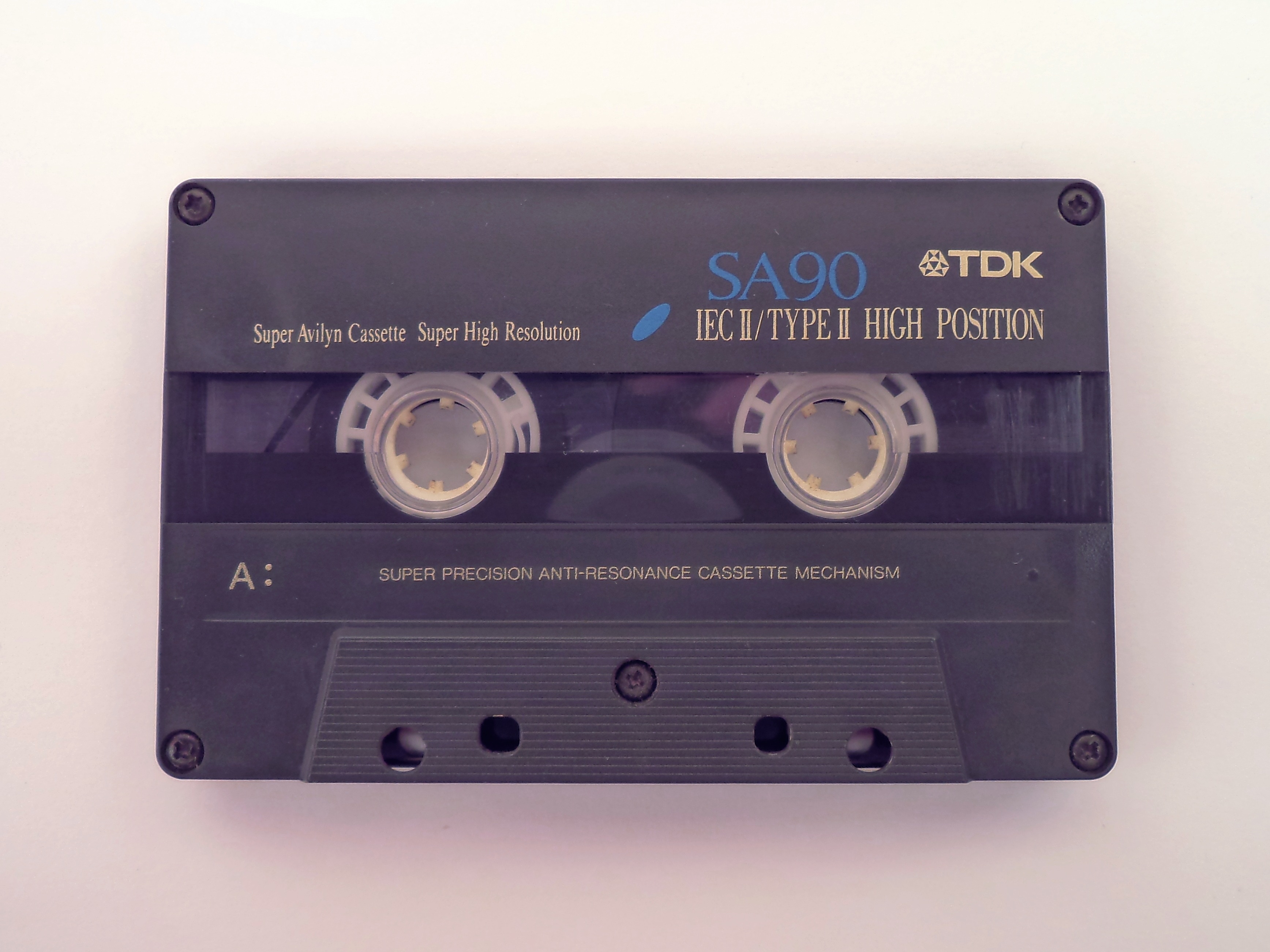 black sa90 tdk cassette