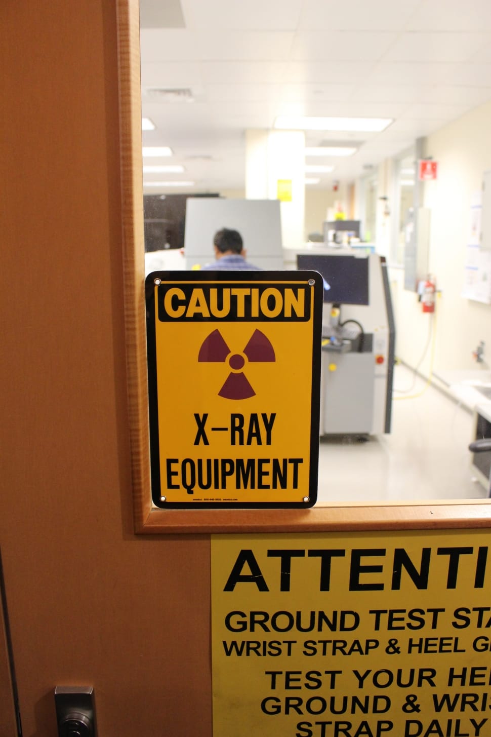 caution x ray equipment signage preview