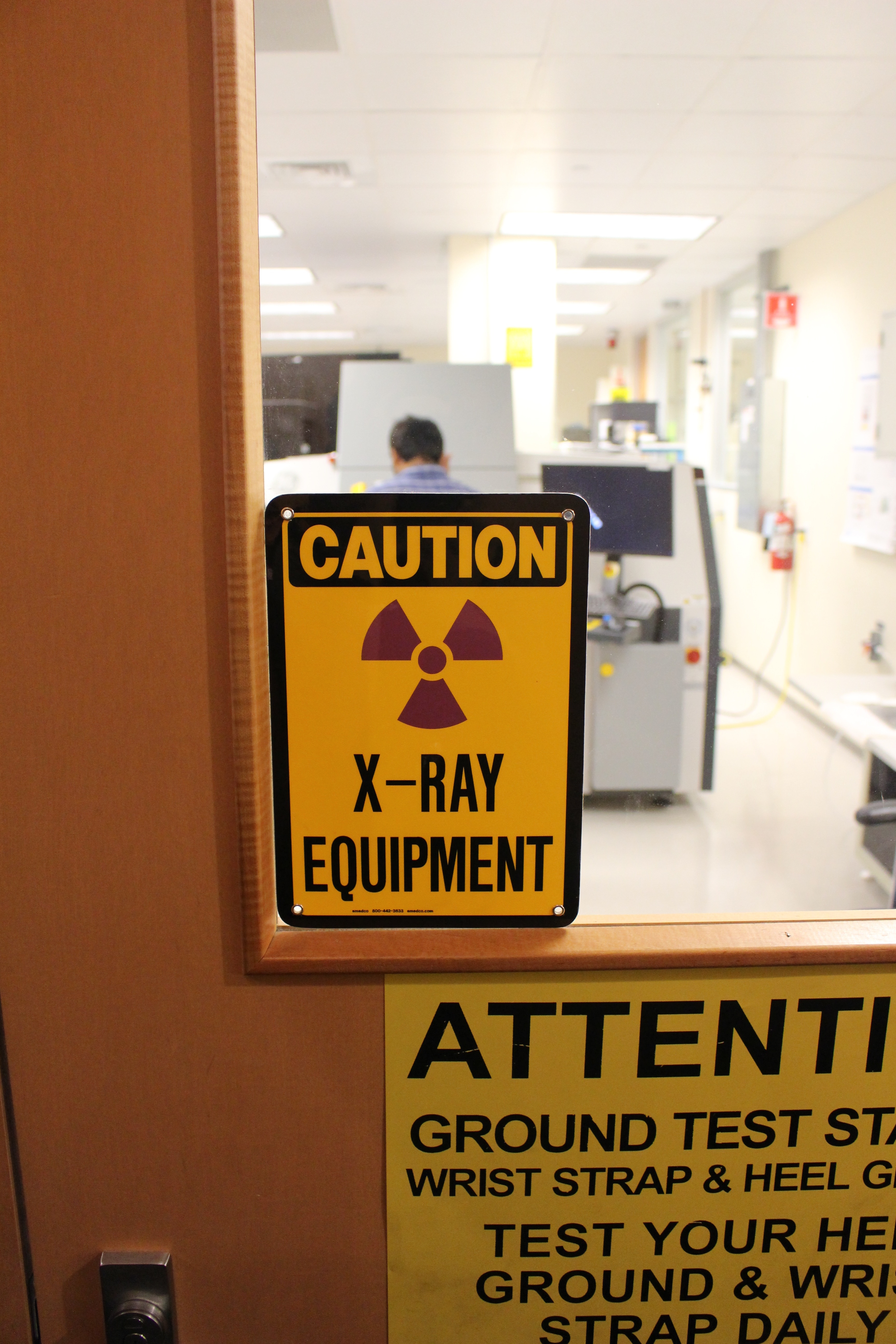 caution x ray equipment signage